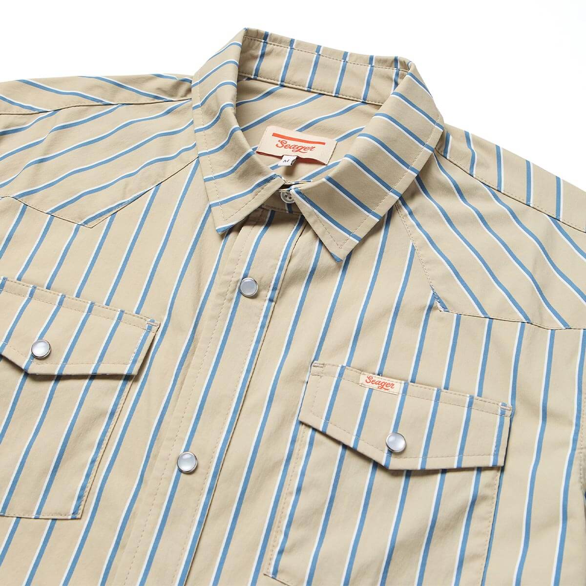 El Ranchero S/S Shirt Tidal Foam Stripe