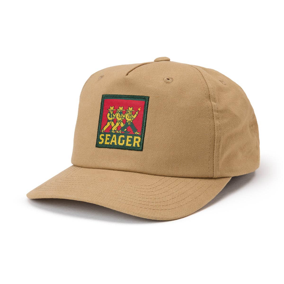 Finger Guns Snapback Tan