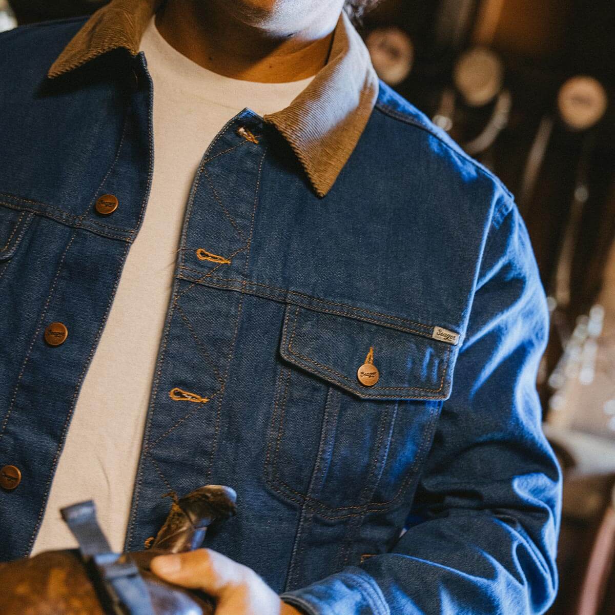Freewheelin' Denim Jacket Rinsed Indigo