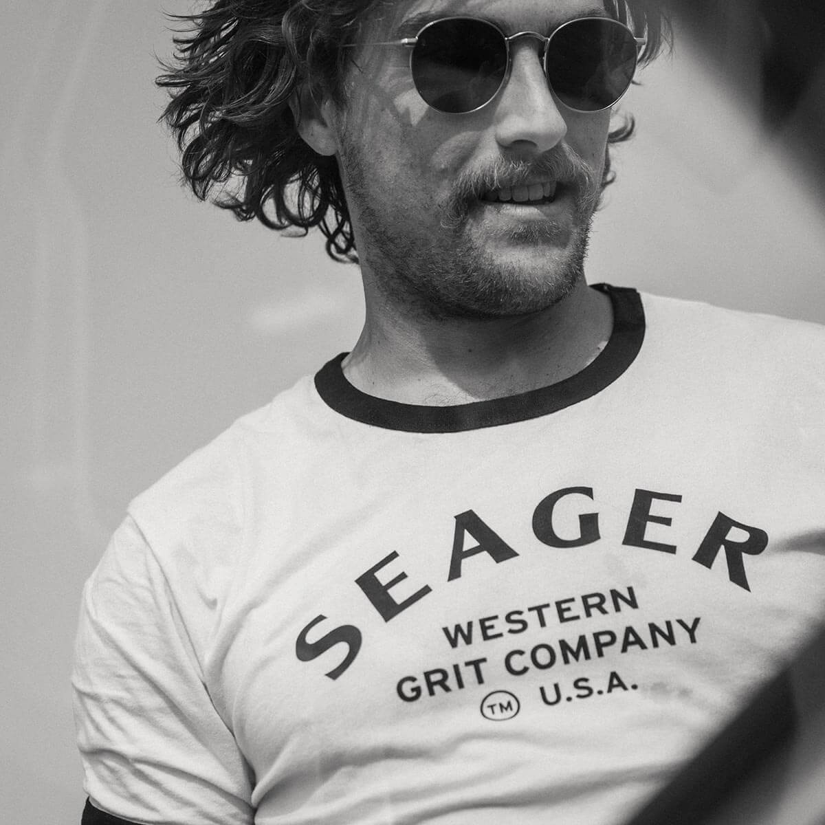 Harley Ringer Tee Vintage White