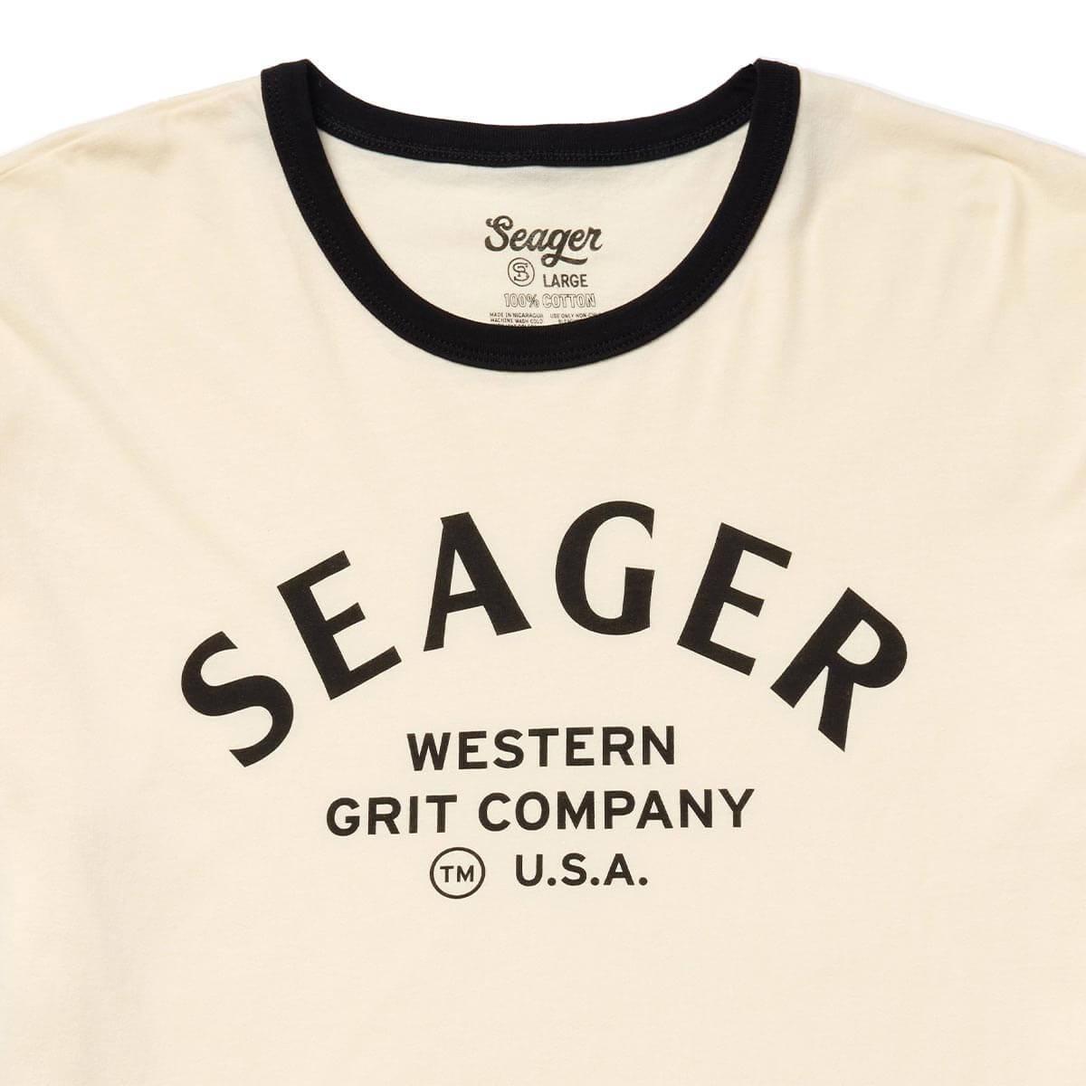 Harley Ringer Tee Vintage White