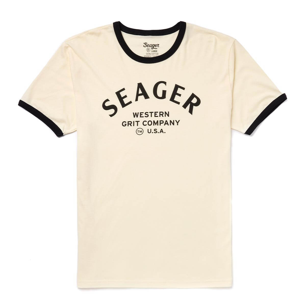 Harley Ringer Tee Vintage White