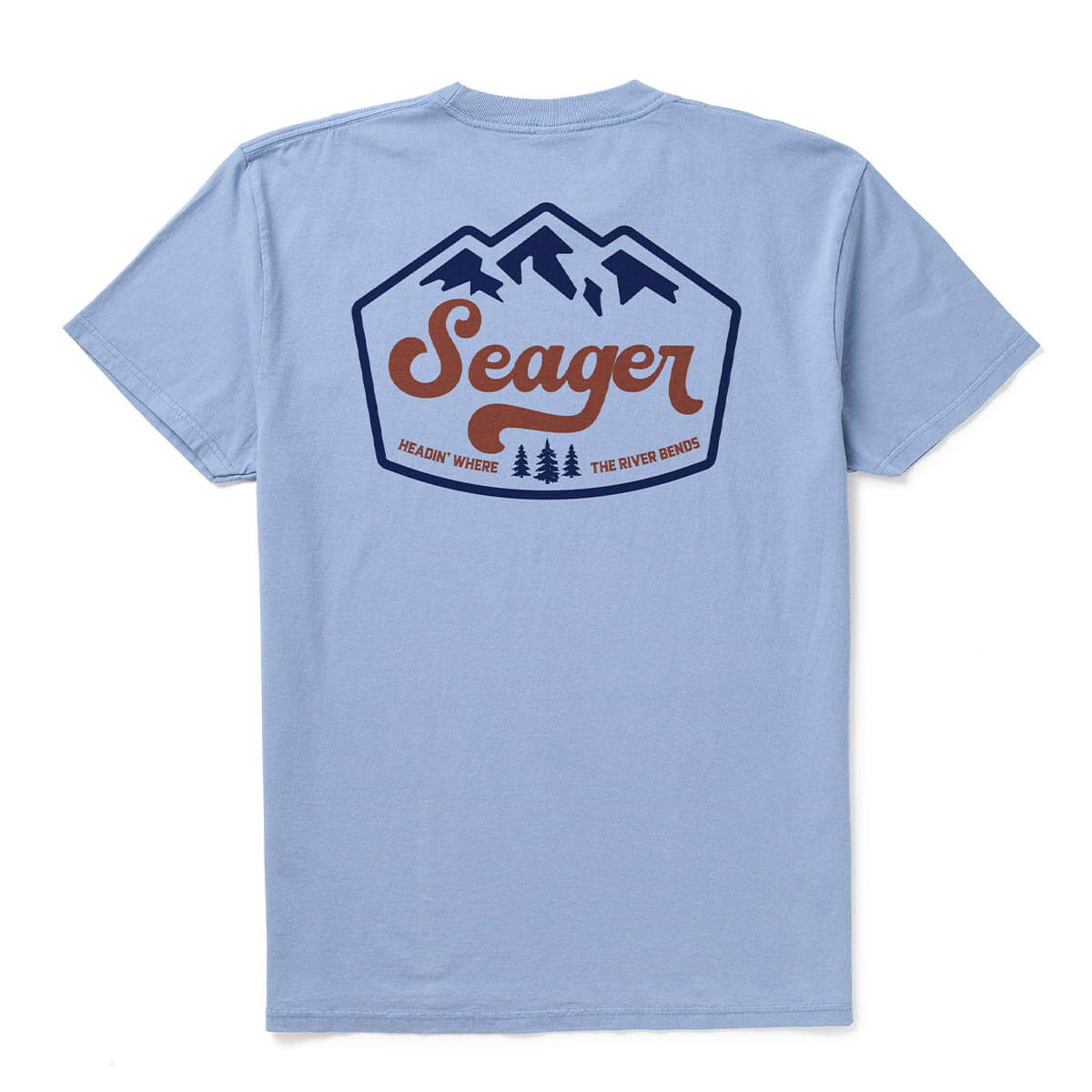 High Country Tee Faded Denim