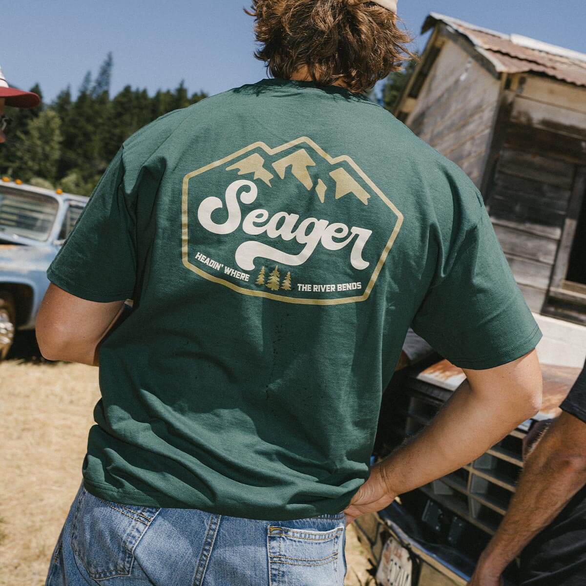 High Country Tee Forest Green
