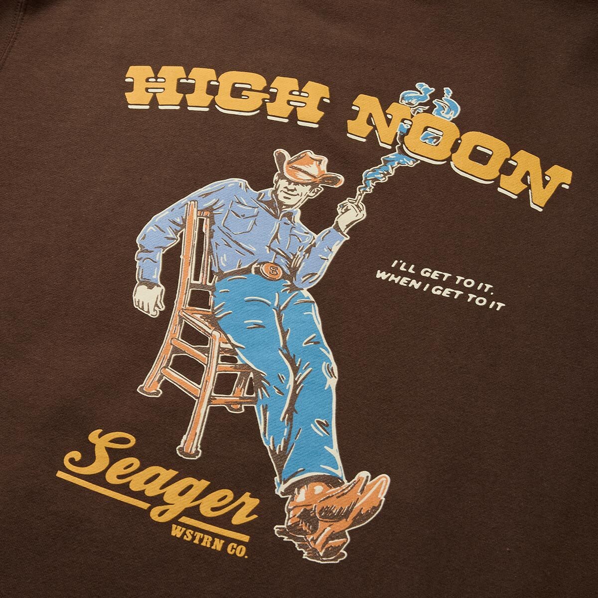 High Noon Hoodie Brown
