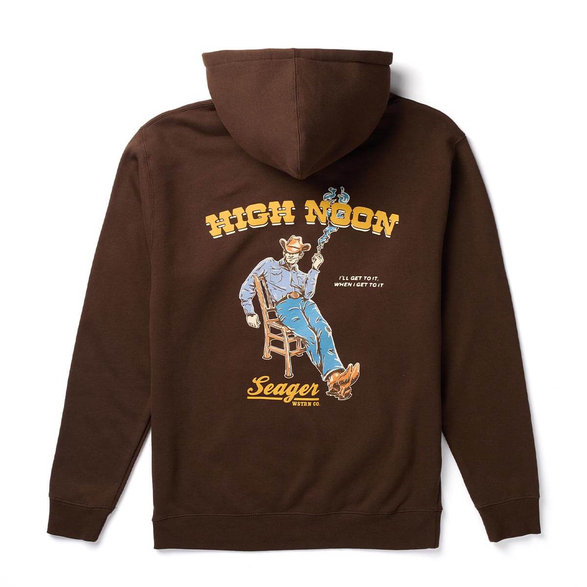 High Noon Hoodie Brown