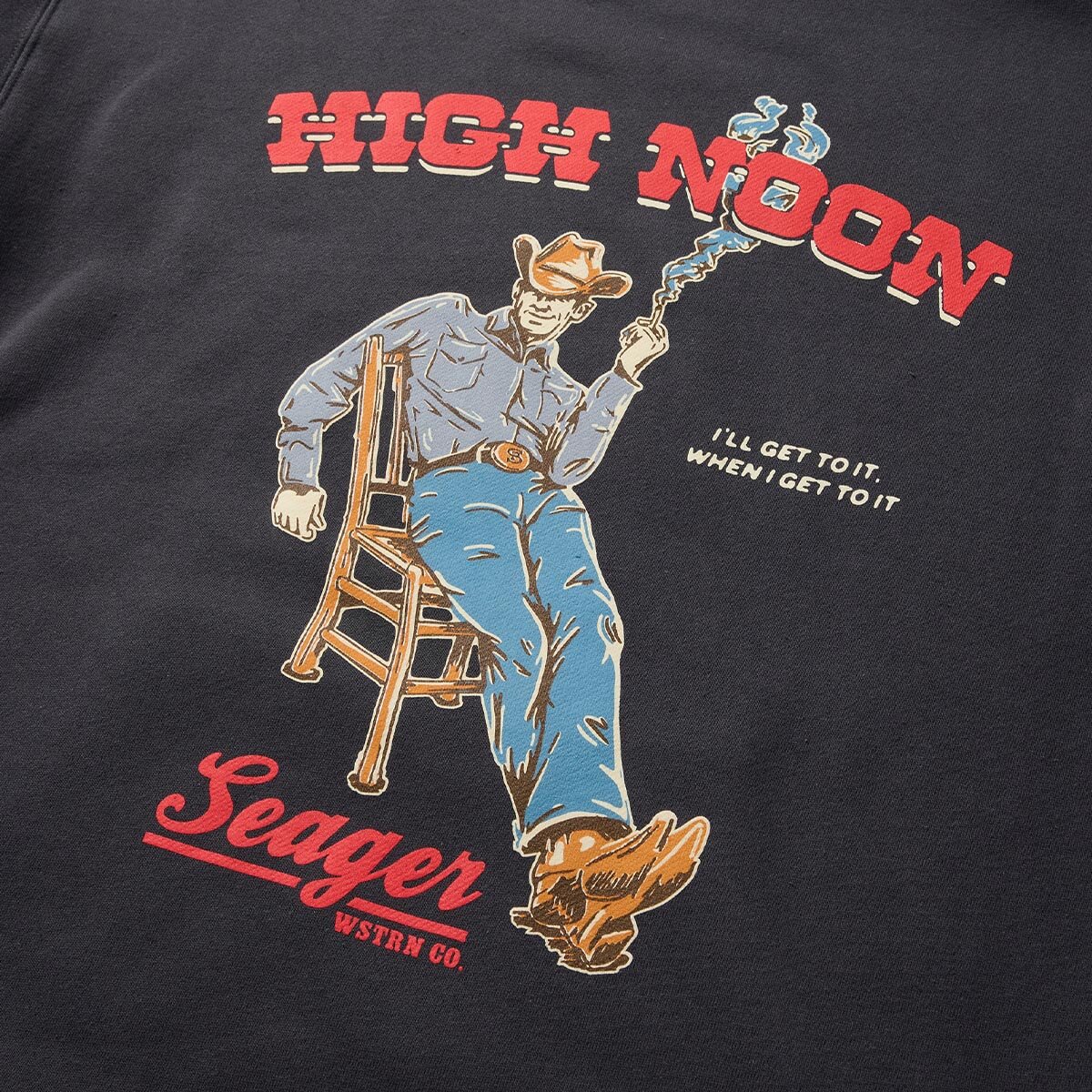 High Noon Hoodie Vintage Black