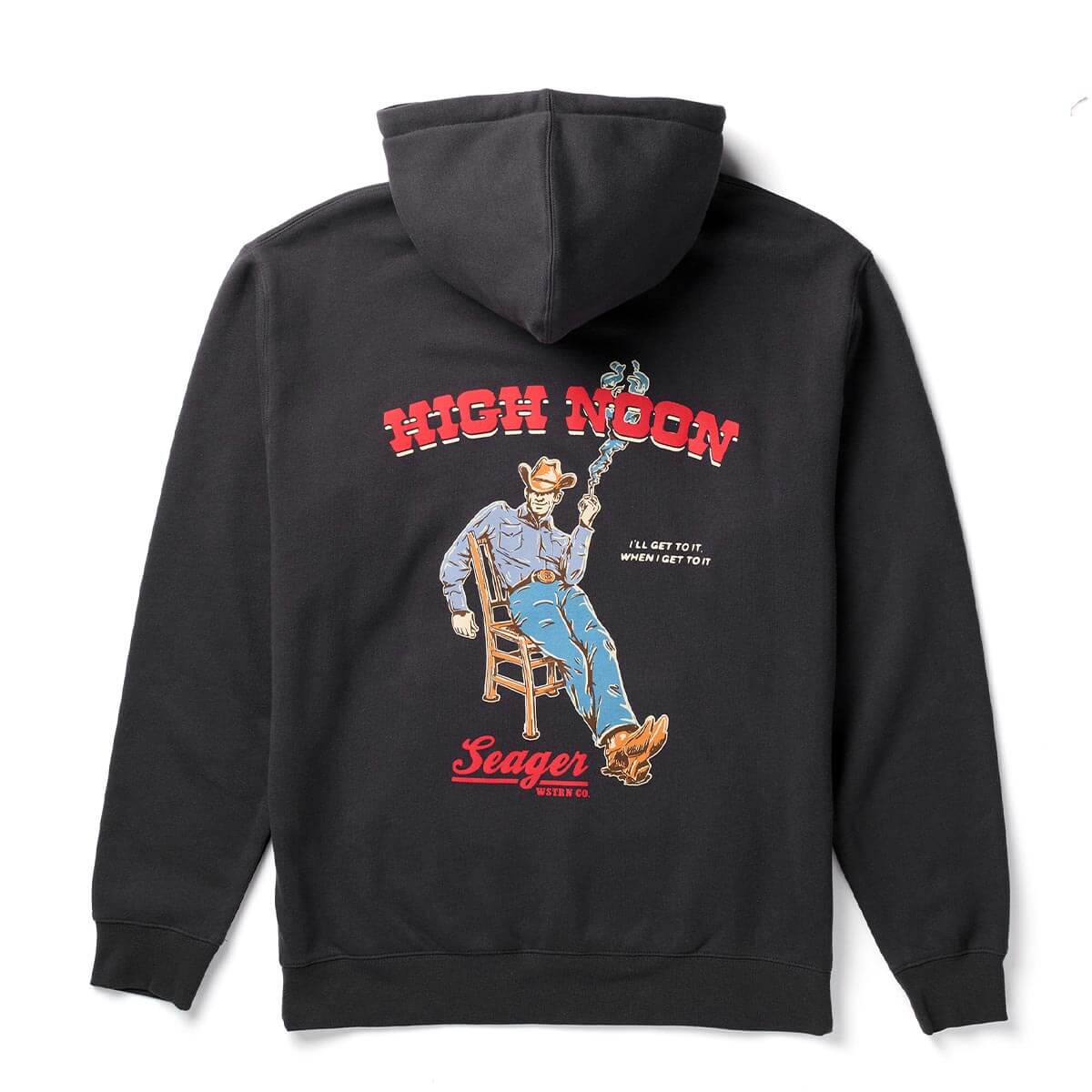 High Noon Hoodie Vintage Black