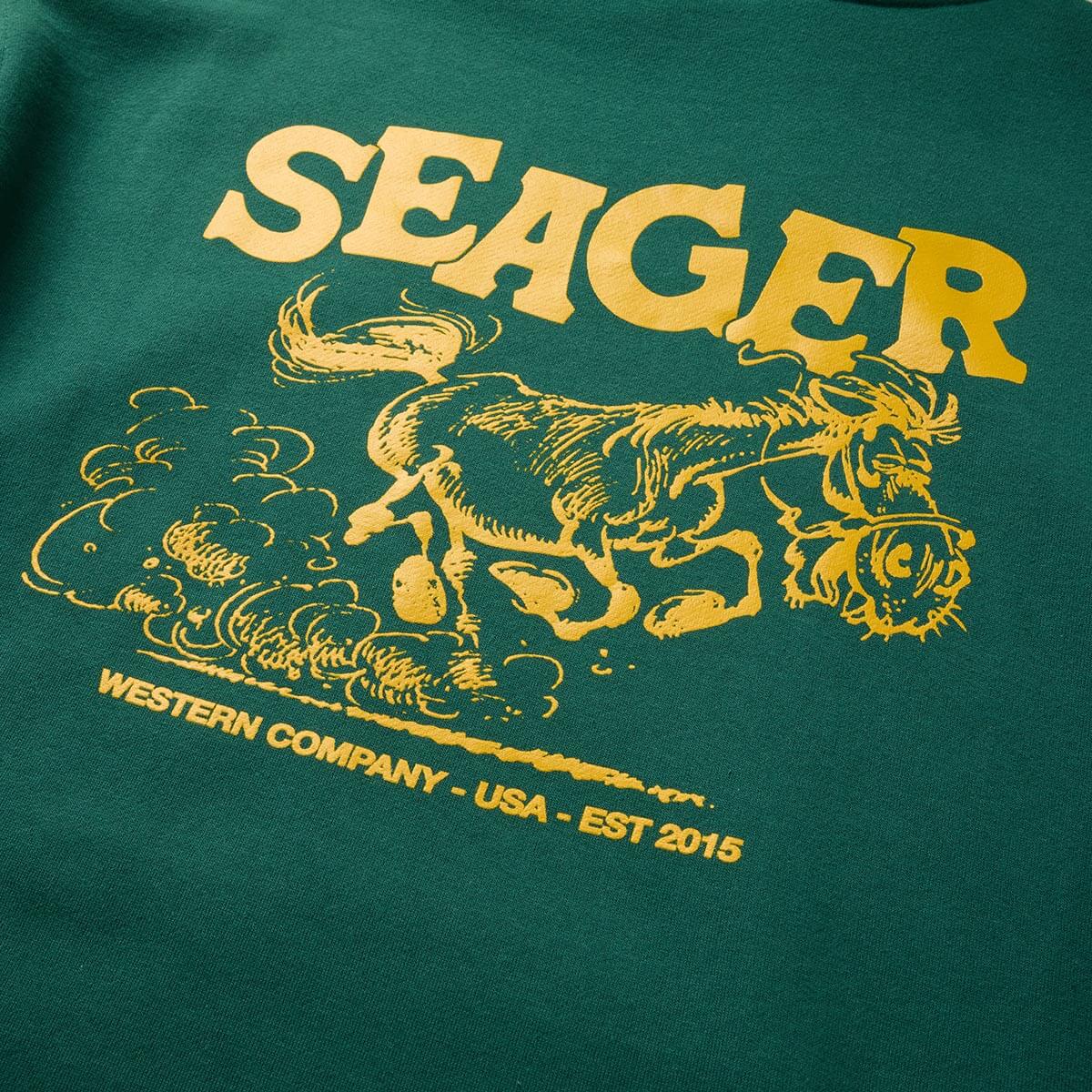Horse Fried Hoodie Forest Green