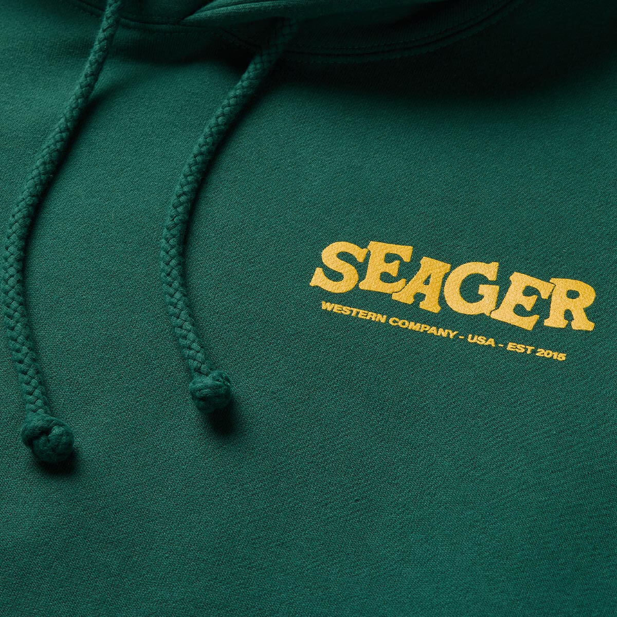 Horse Fried Hoodie Forest Green