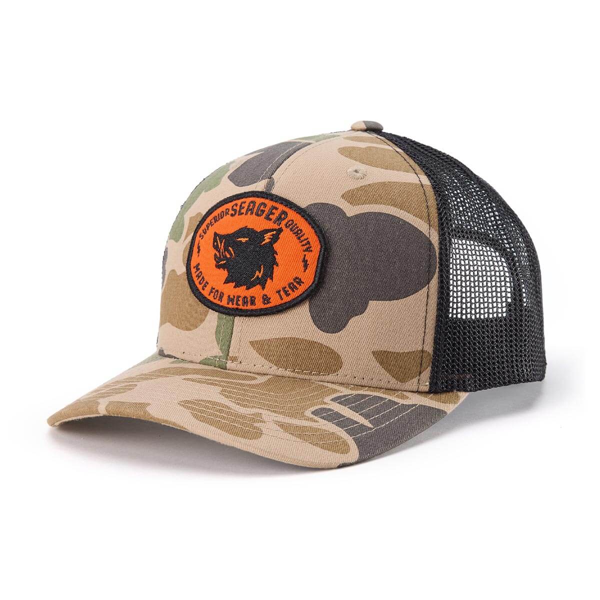 Iron Boar Trucker Snapback Duck Camo
