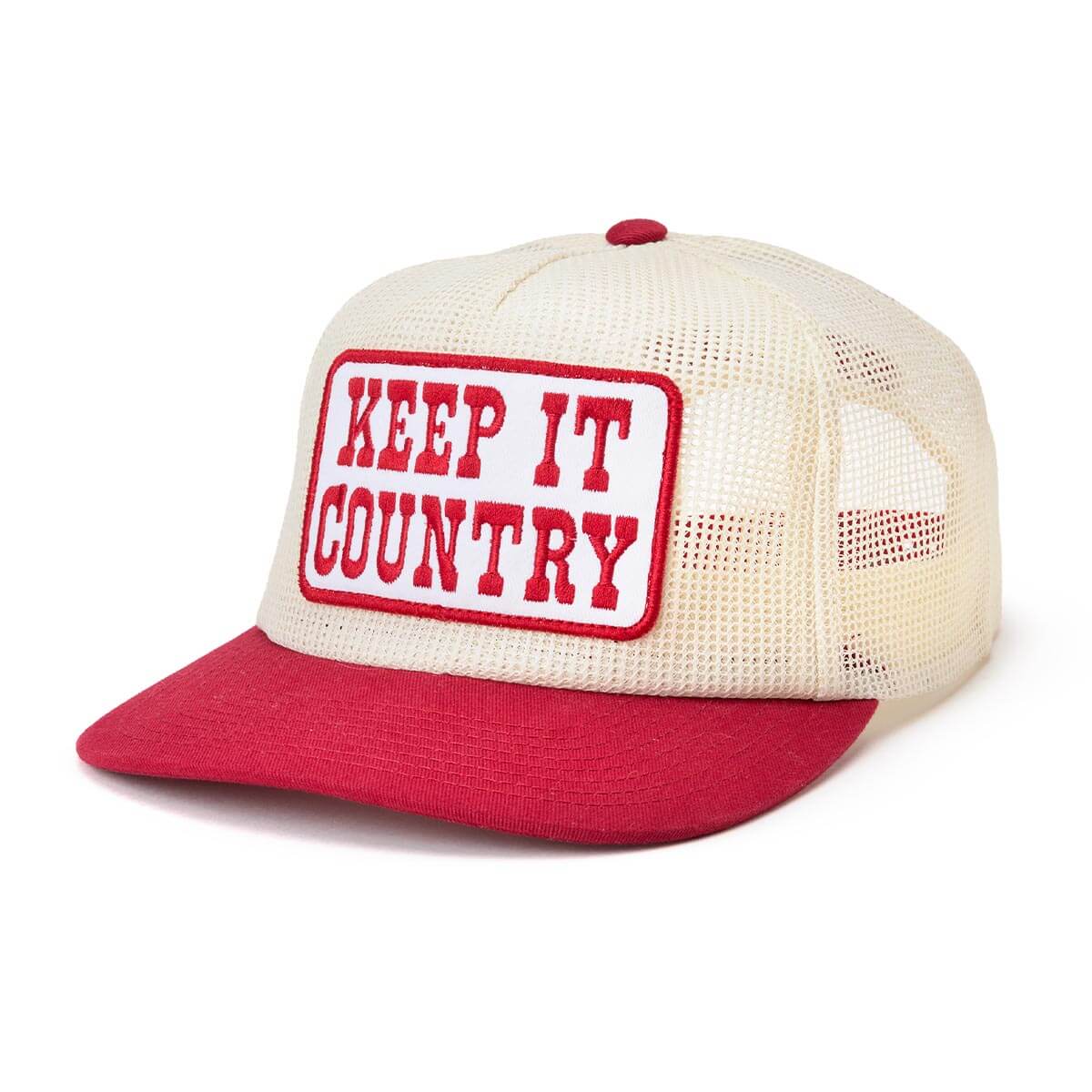 Keep It Country Trucker Snapback Cream/Red