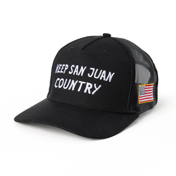 Keep SJC Country Mesh Snapback Black – Seager Co.