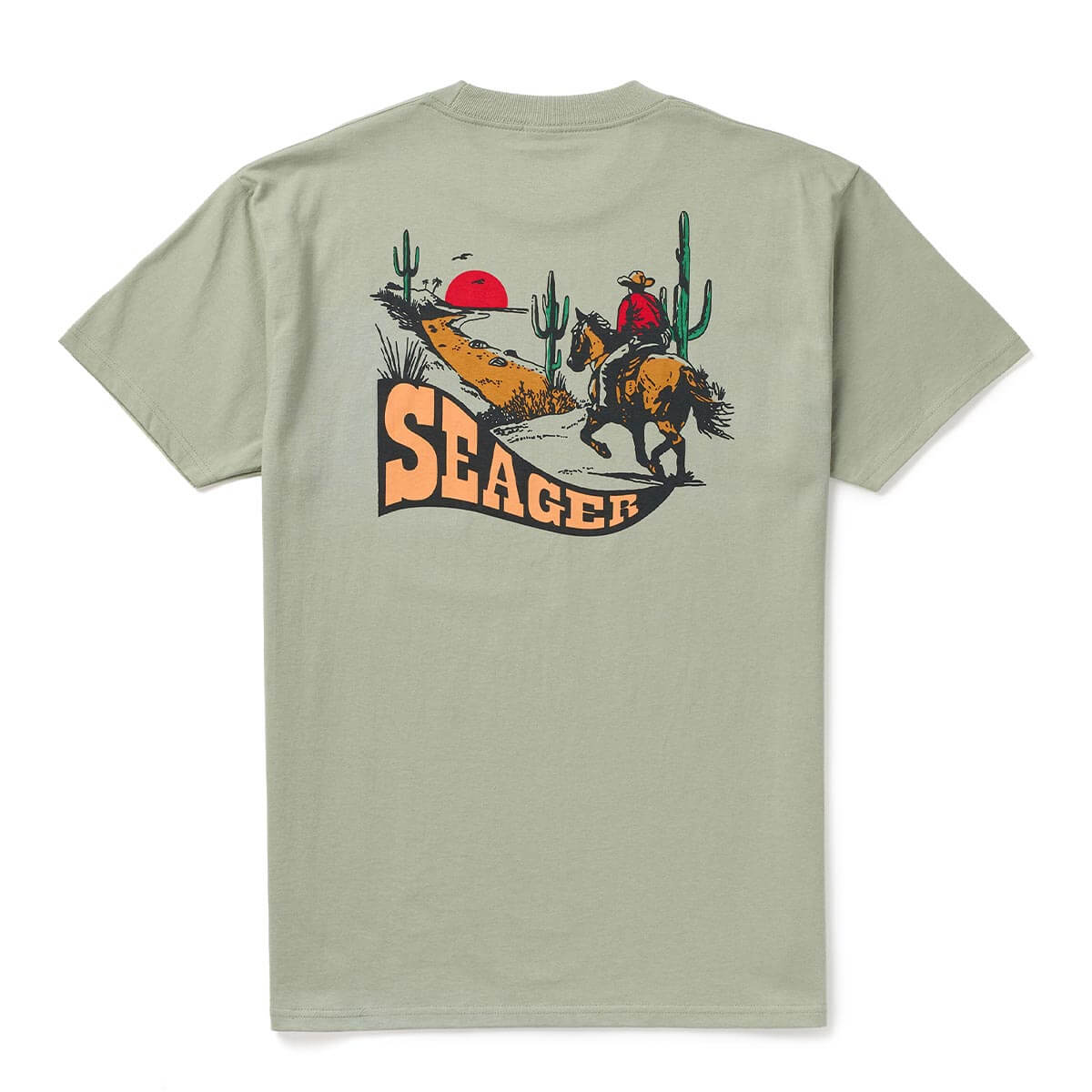 Long Ride Tee Desert Green