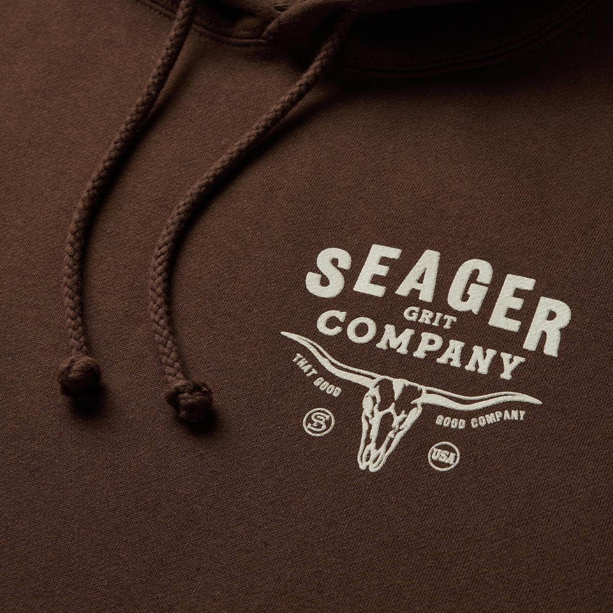 Longhorn Hoodie Brown
