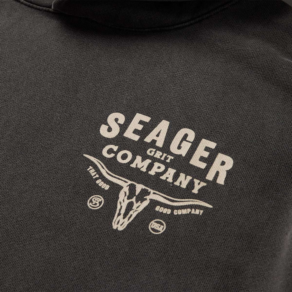 Longhorn Premium Hoodie Pigment Black