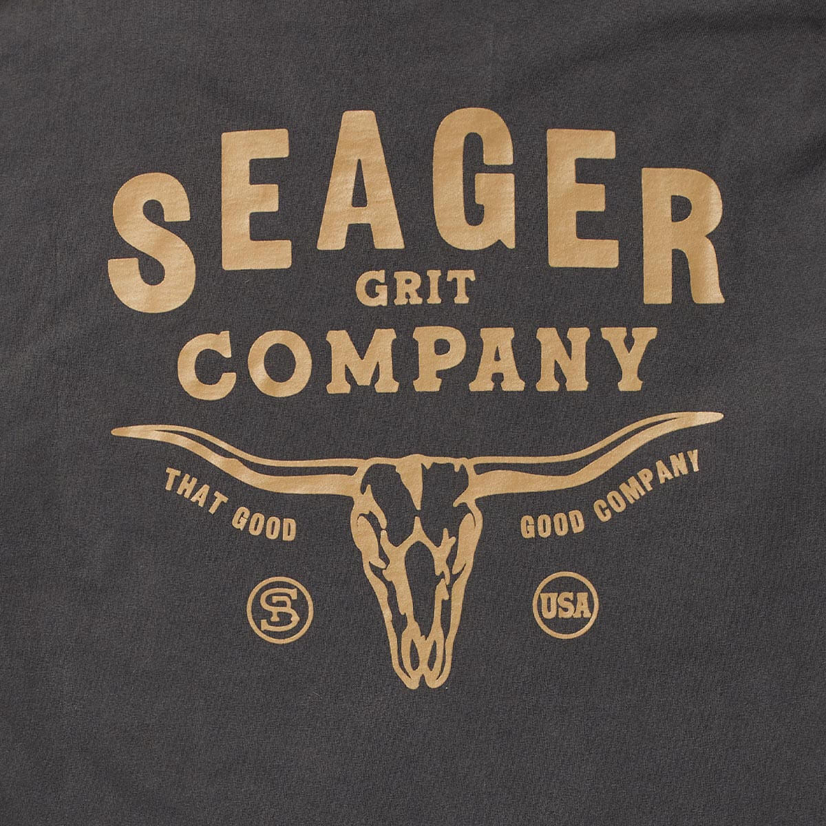 Longhorn Premium L/S Tee Pigment Black