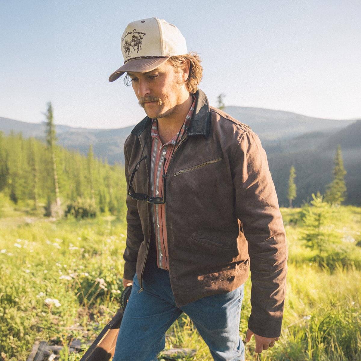 Los Rios Canvas Snapback Cream/Brown