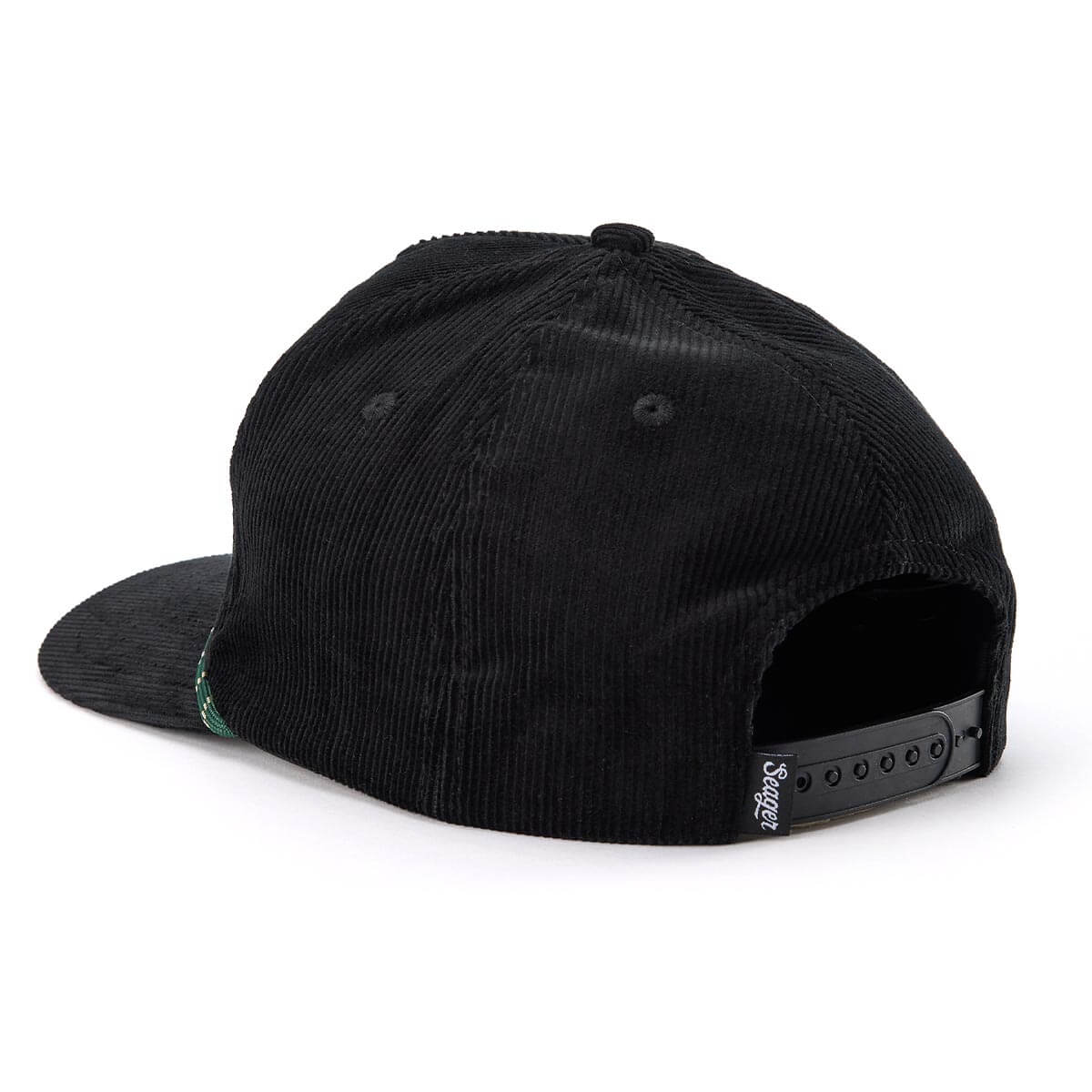 Los Rios Corduroy Snapback Black