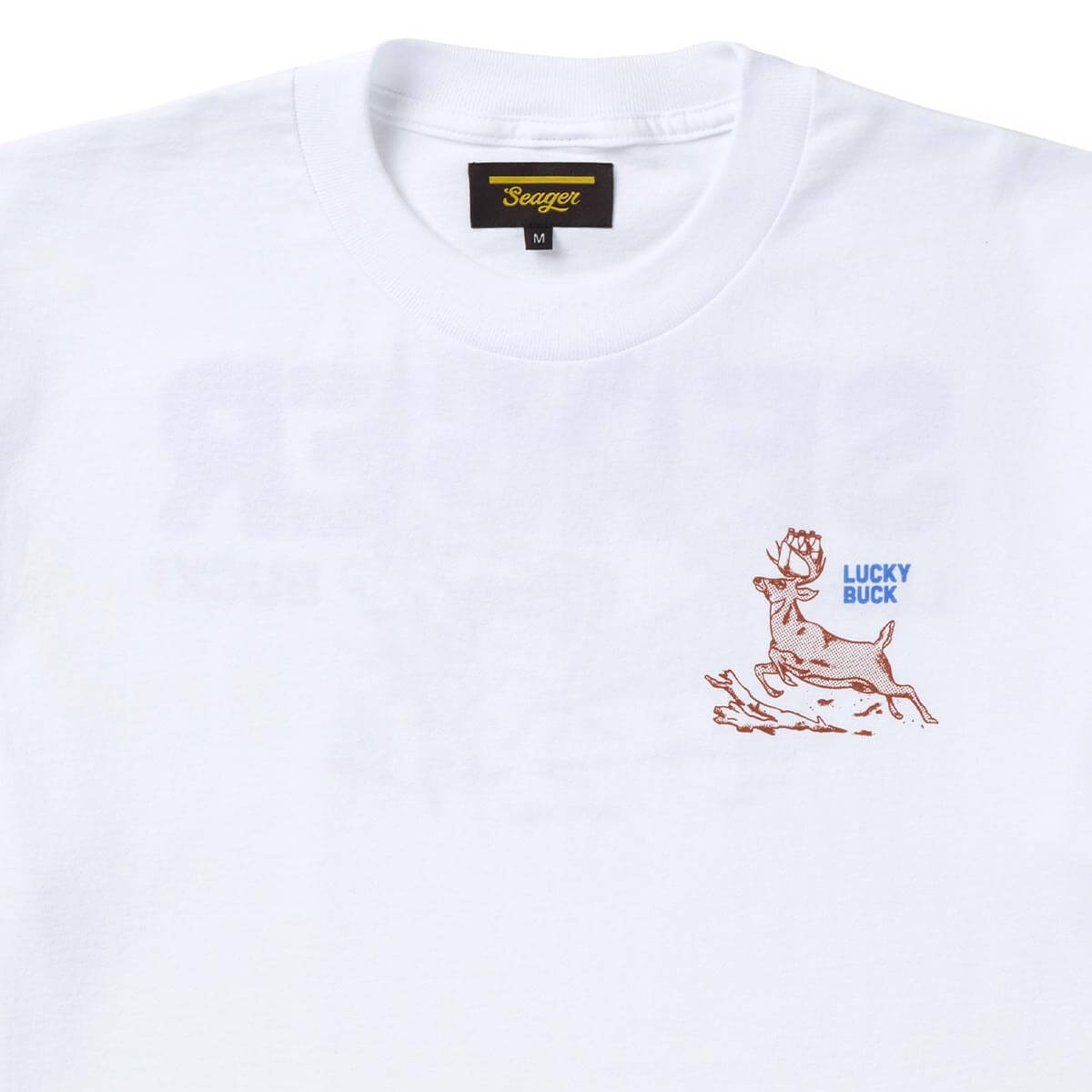 Lucky Buck Tee White