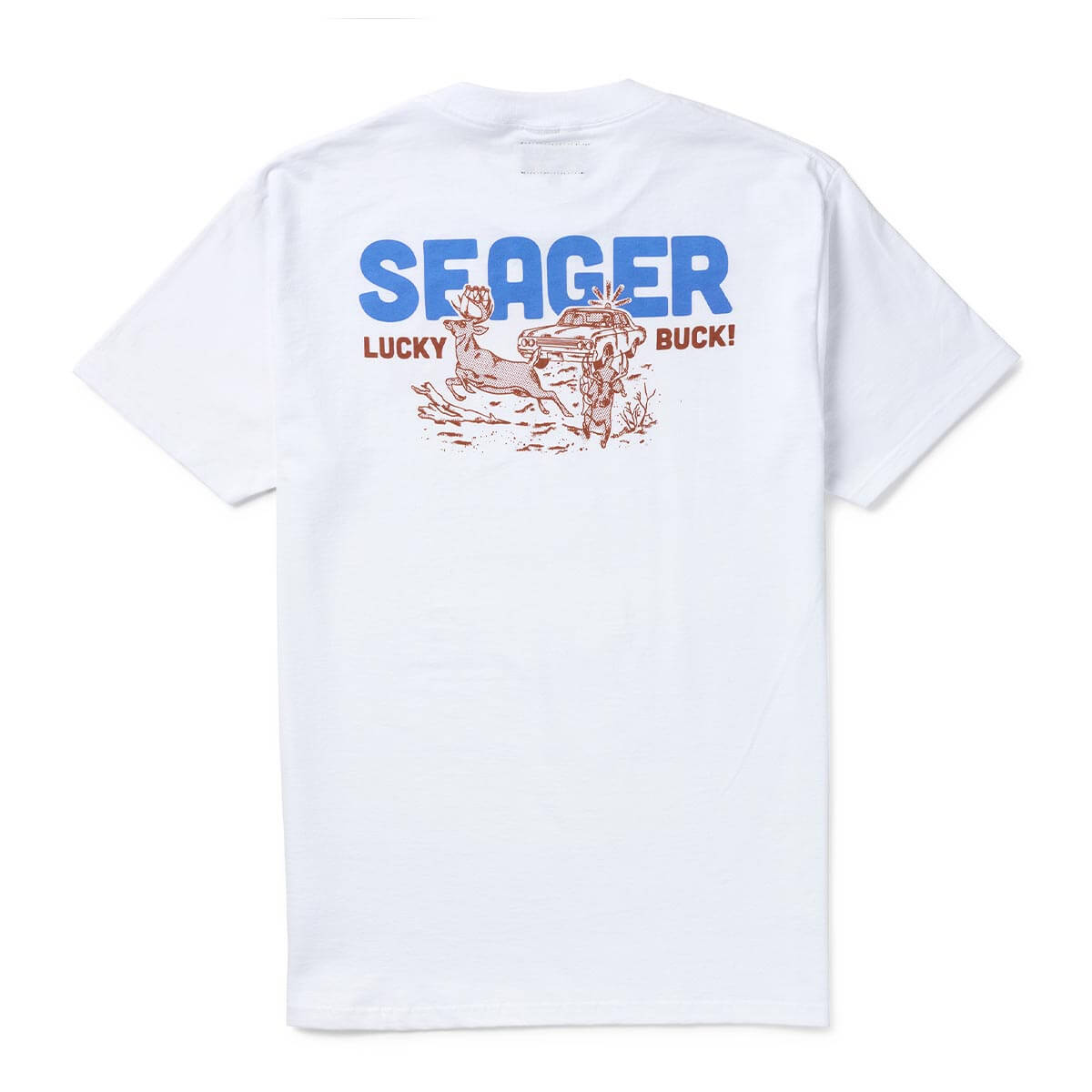 Lucky Buck Tee White
