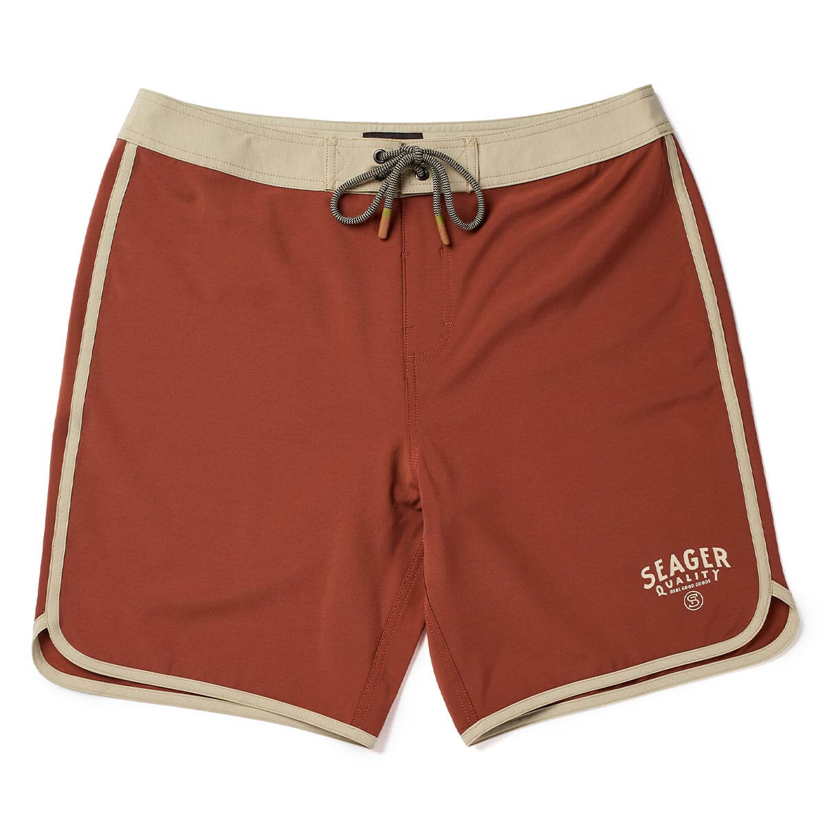 Microdose Scallop Boardshort Red Clay