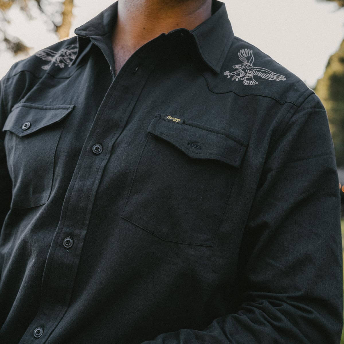 Ortega L/S Shirt Black