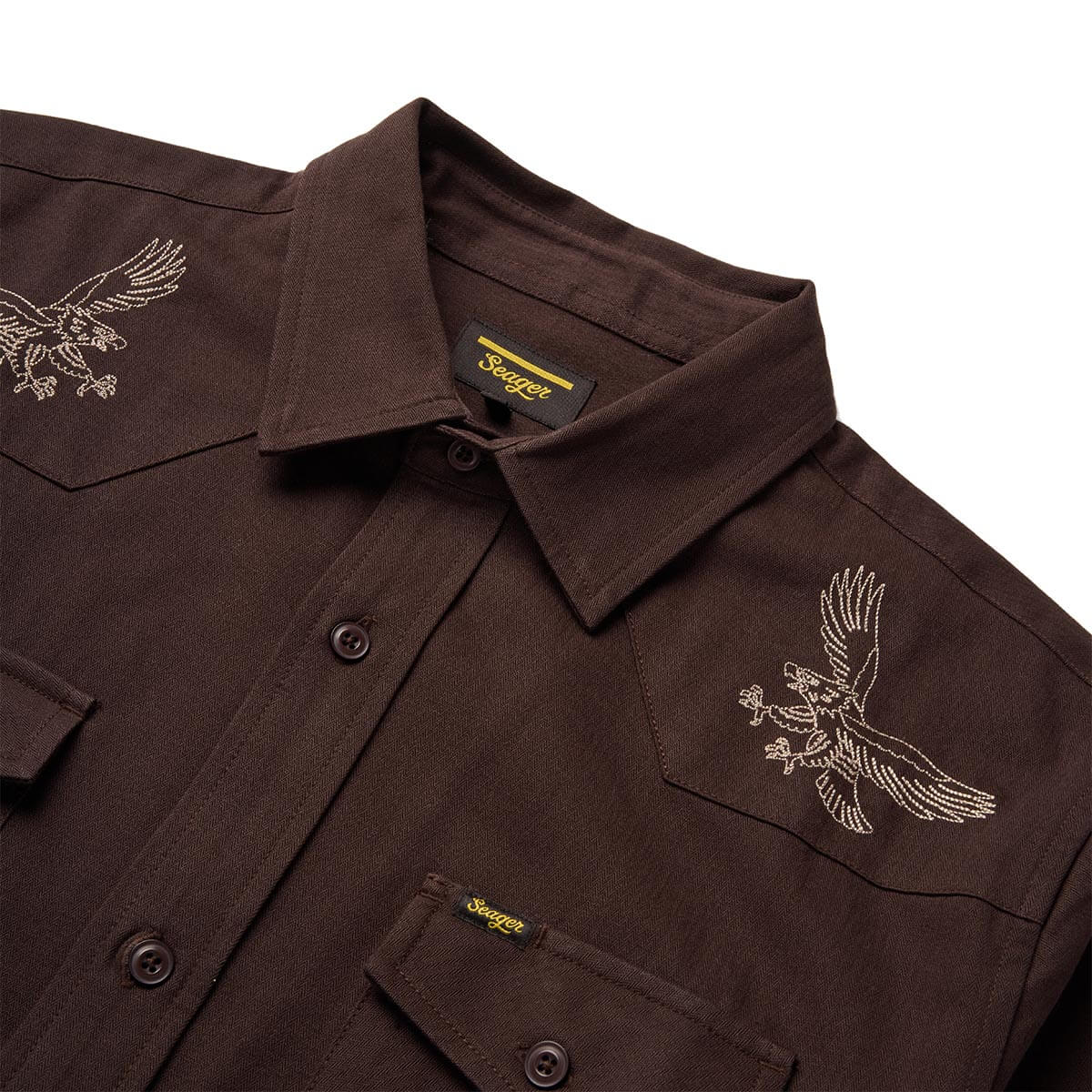 Ortega L/S Shirt Old Brown