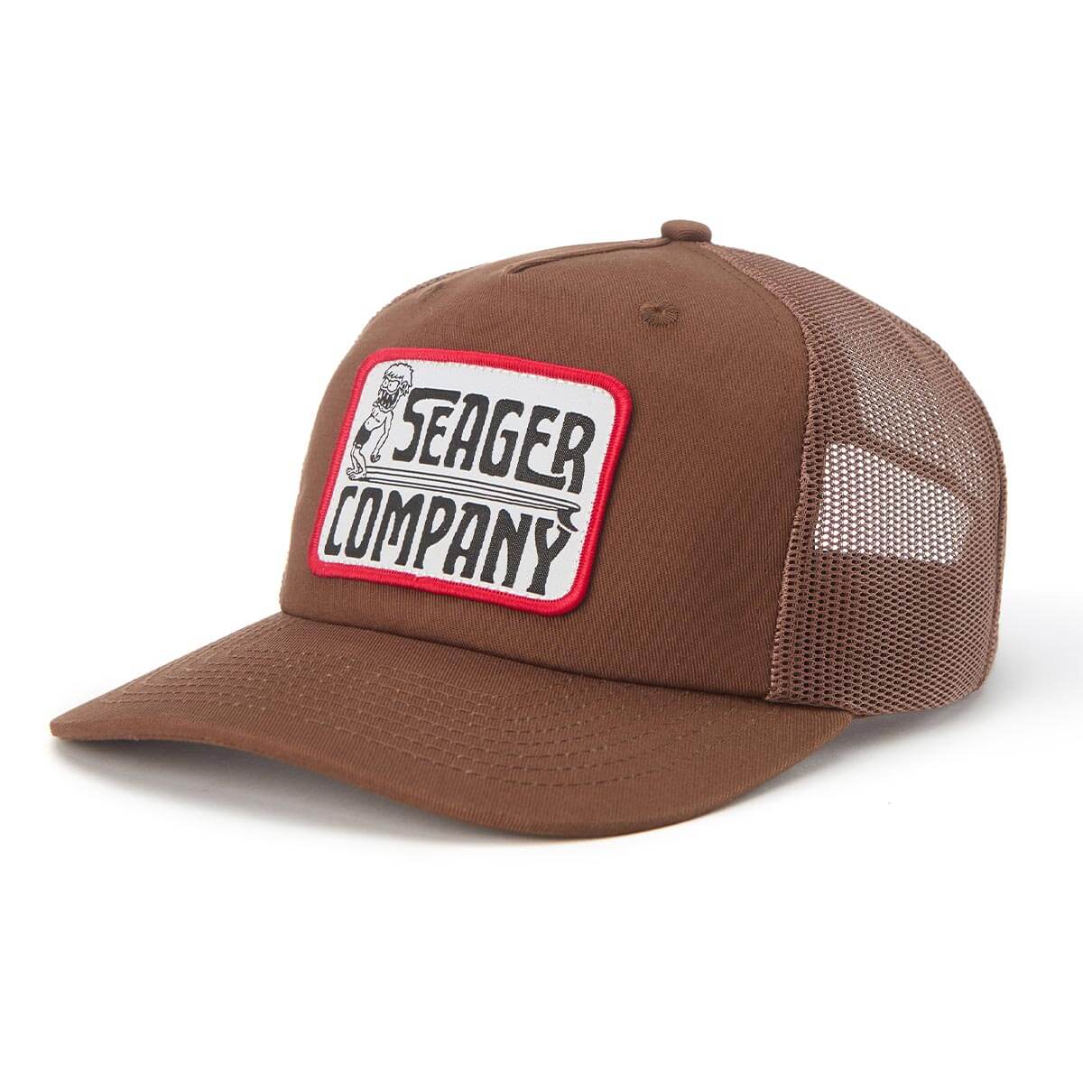 Pocket Creep Trucker Snapback Brown