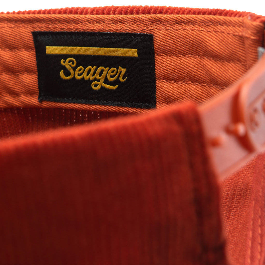Seager x Big Mtn Ranch Roper Corduroy Snapback Rust