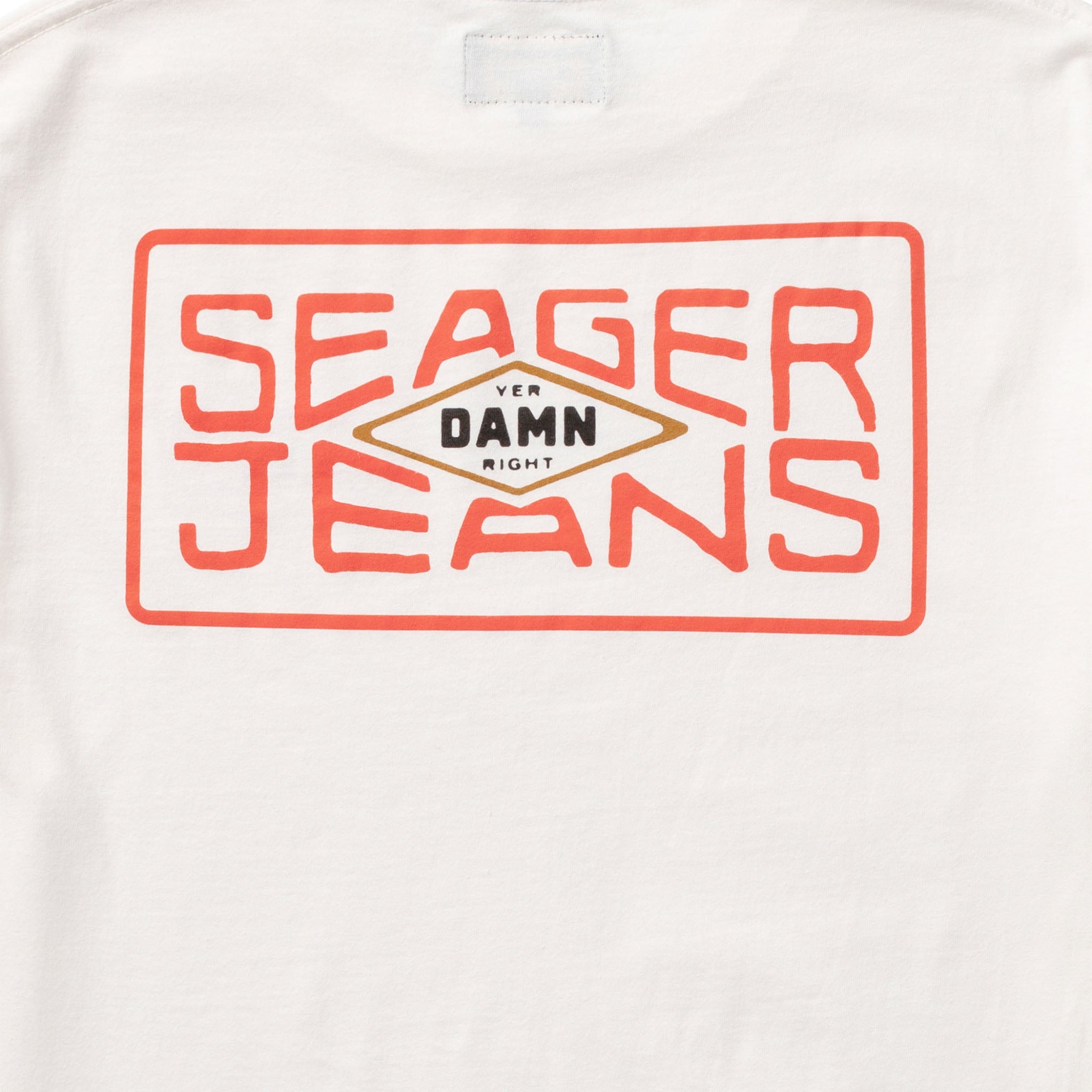 Seager Jeans Tee Vintage White