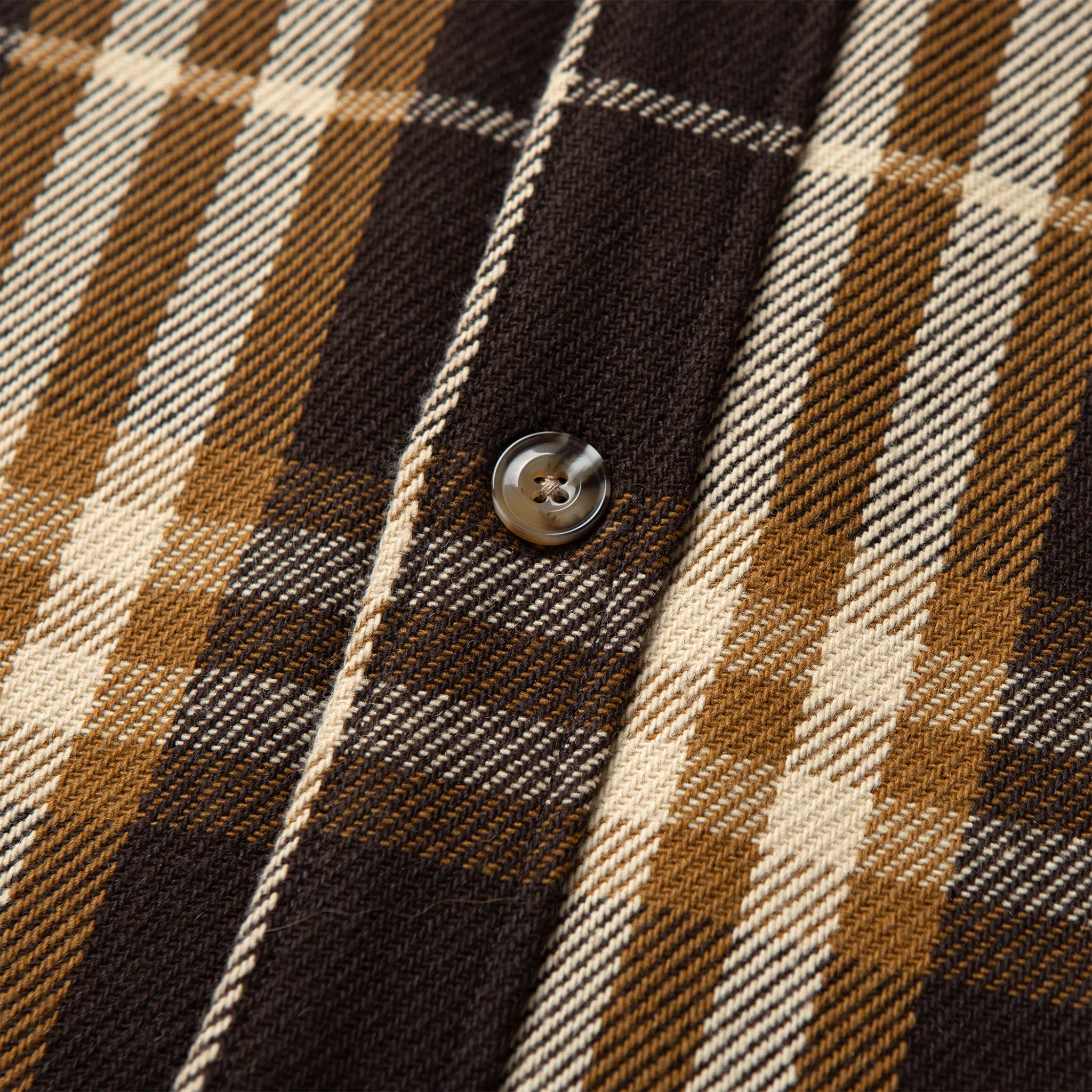 Thick Cut Heavyweight Flannel Brown