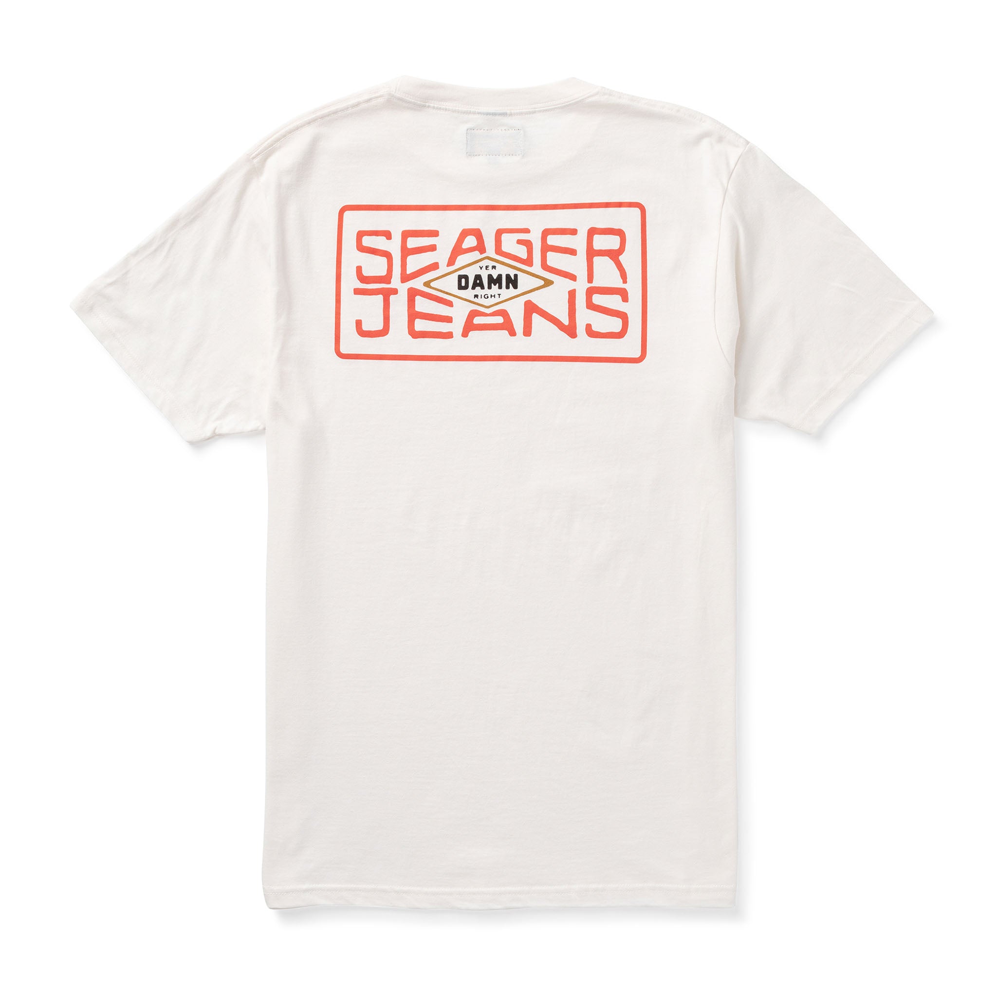 Seager Jeans Tee Vintage White