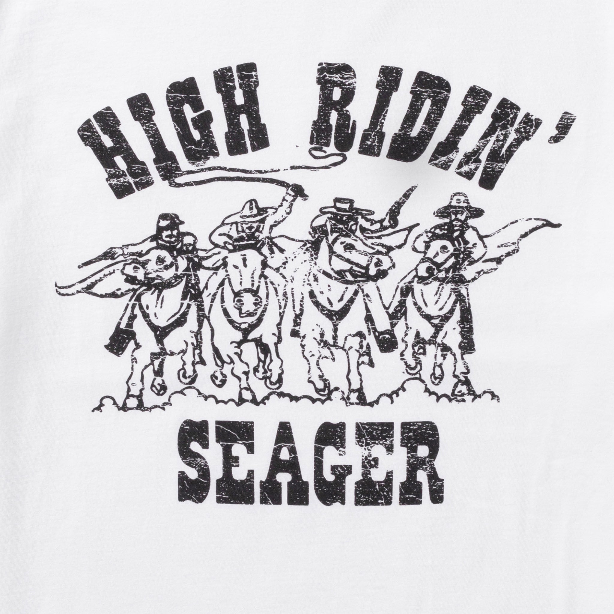 Seager Co. Burnout T-Shirt - Cream, T-Shirts