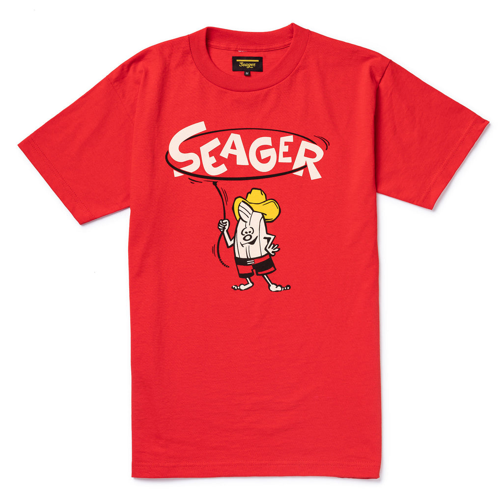 Seager x Birdwell Roping Birdie Tee Red