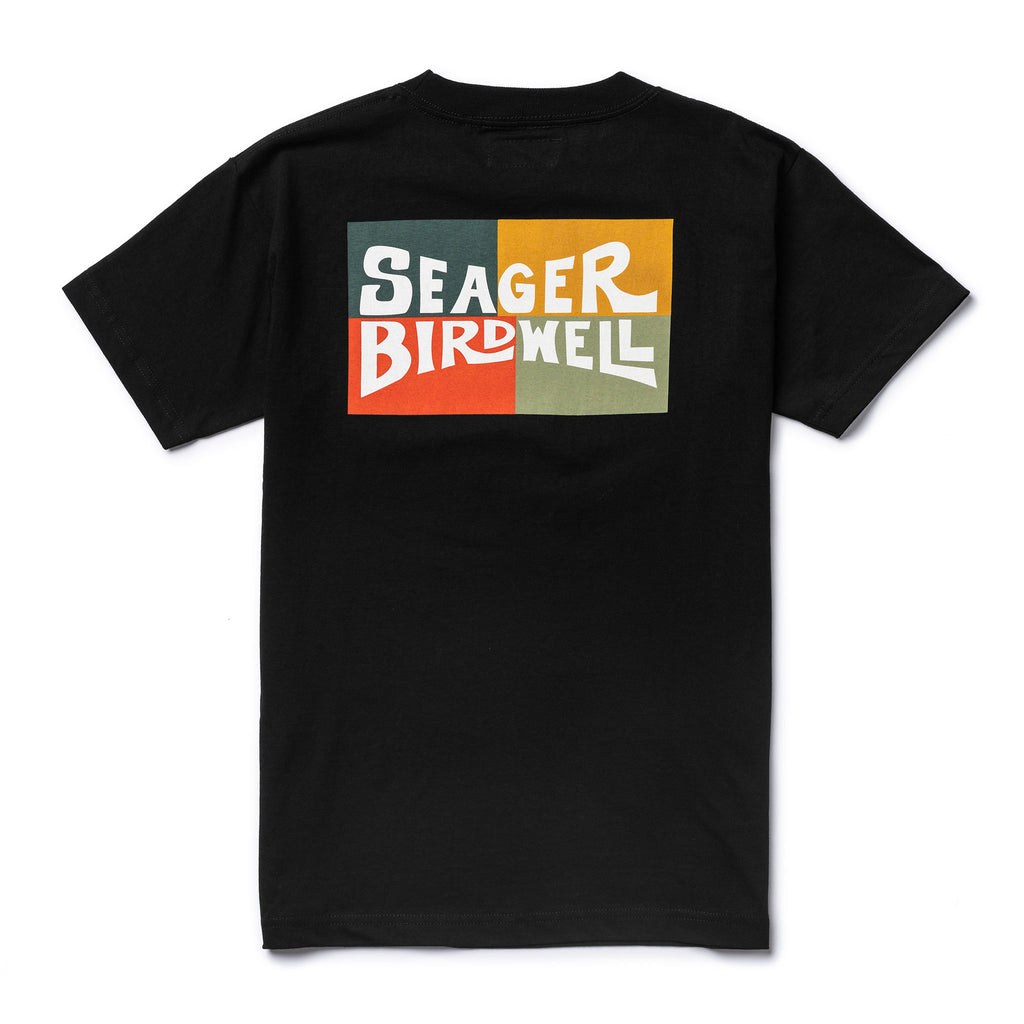 Seager x Birdwell Seabird Stained Glass Tee Black