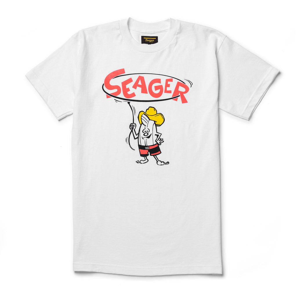 Seager x Birdwell Roping Birdie Tee White