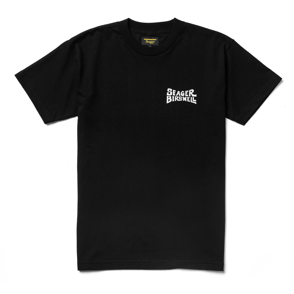 Seager x Birdwell Seabird Stained Glass Tee Black