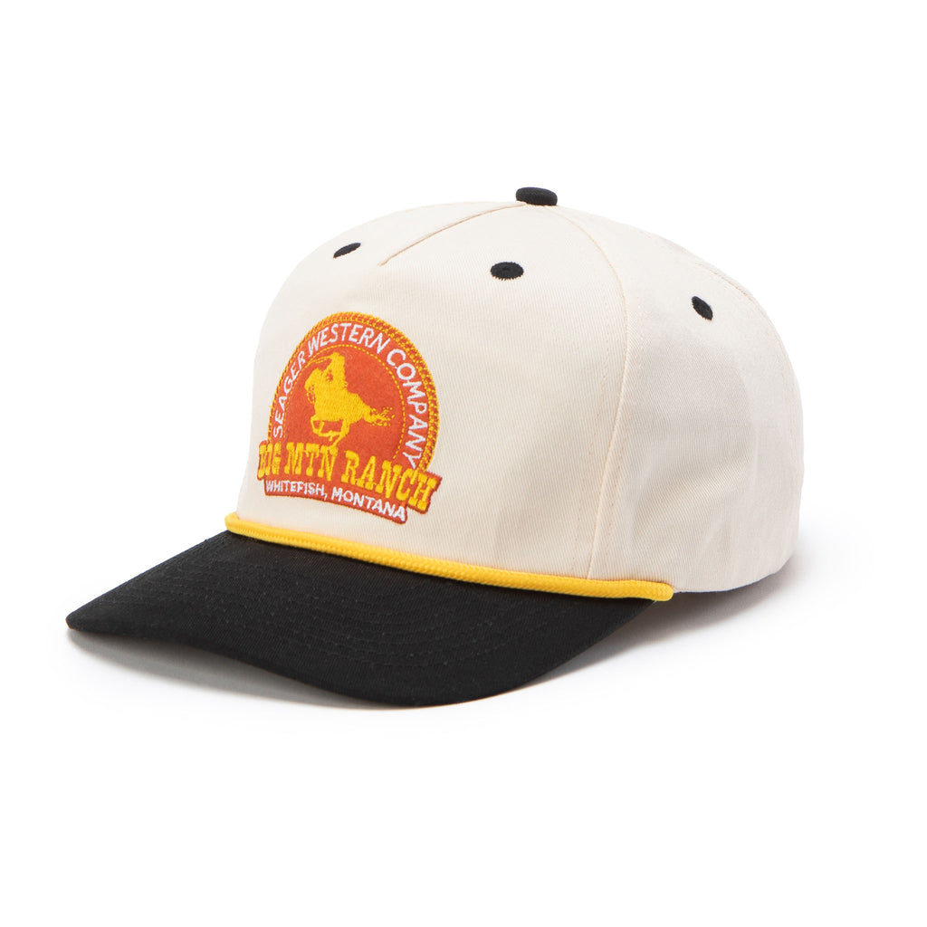 Seager x Big Mtn Ranch Roper Snapback Black/Cream