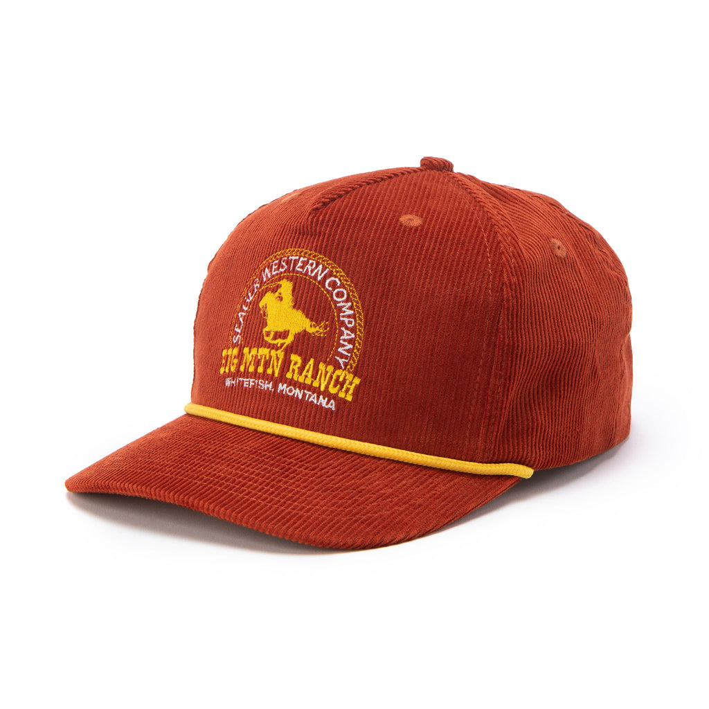 Seager x Big Mtn Ranch Roper Corduroy Snapback Rust