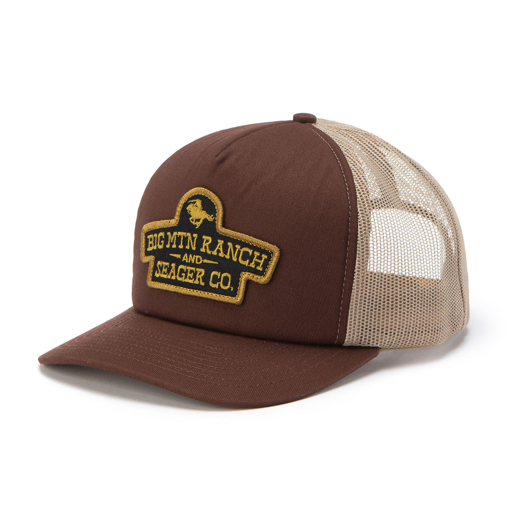 Seager x Big Mtn Ranch Mesh Snapback Brown
