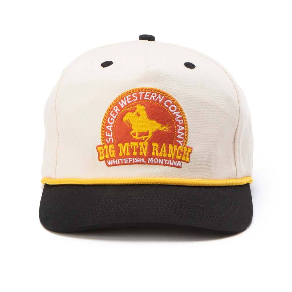 Seager x Big Mtn Ranch Roper Snapback Black/Cream