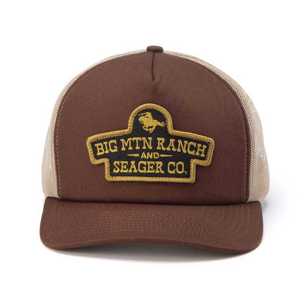 Seager x Big Mtn Ranch Mesh Snapback Brown