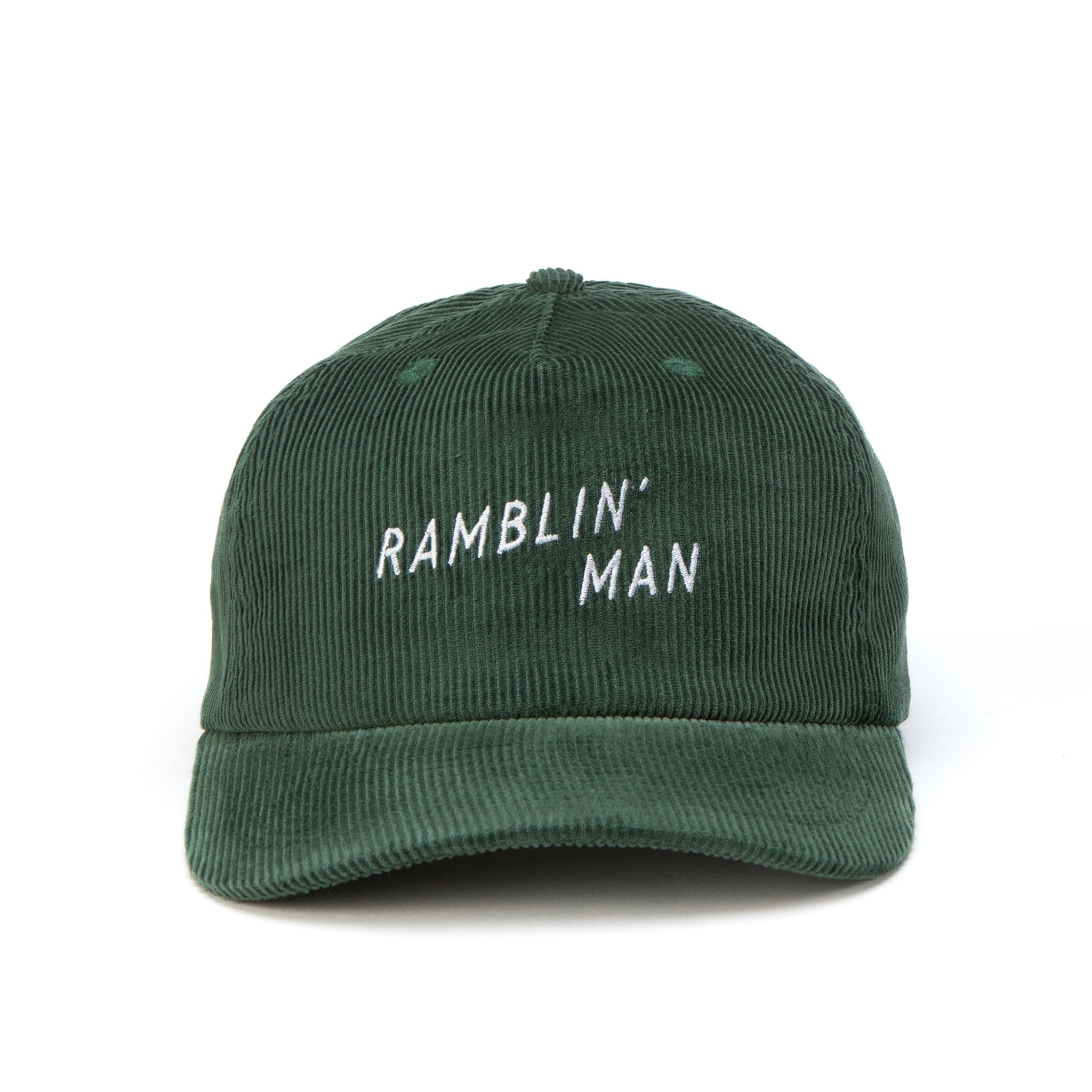 Ramblin' Man Corduroy Snapback Forest Green