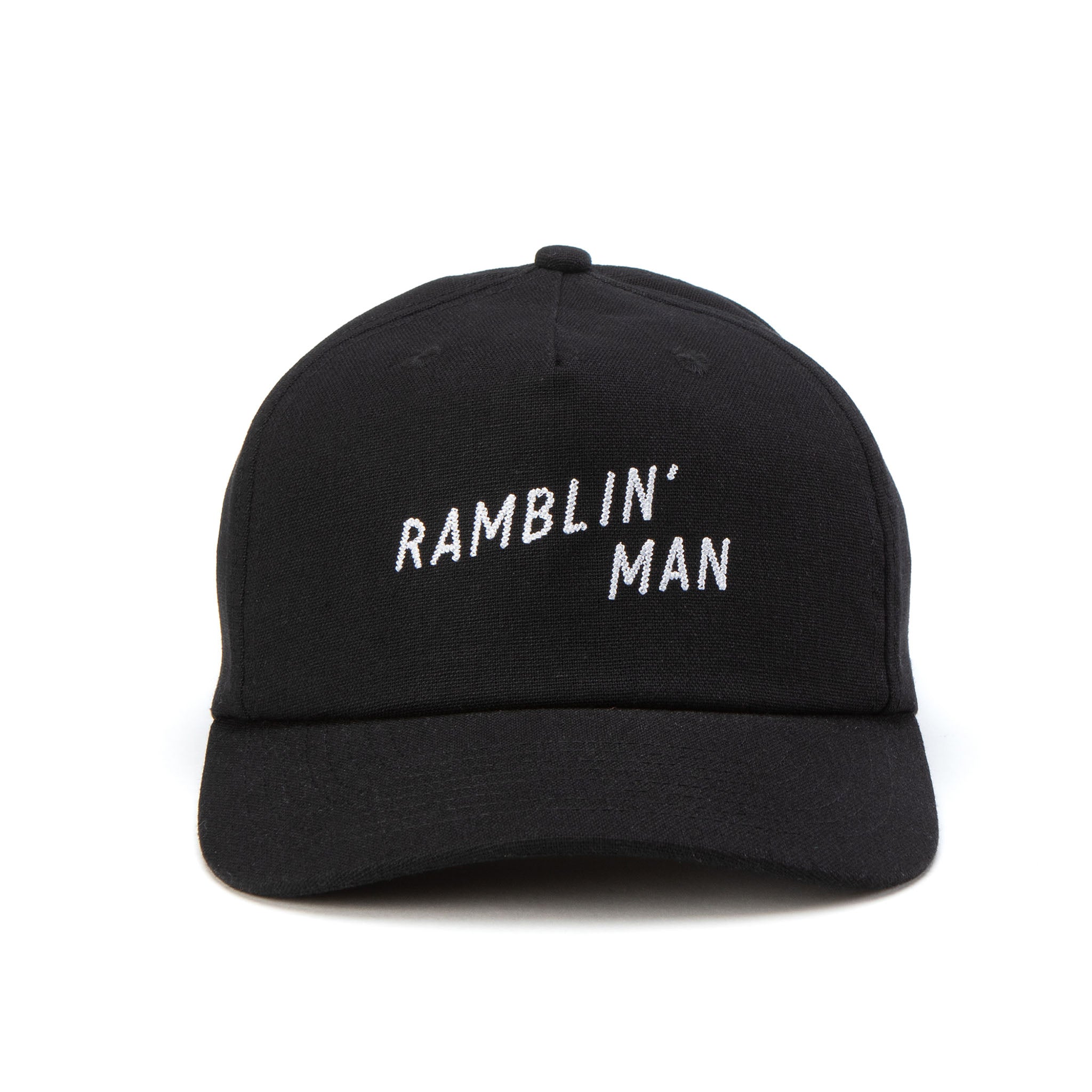 Ramblin' Man Hemp Snapback Black