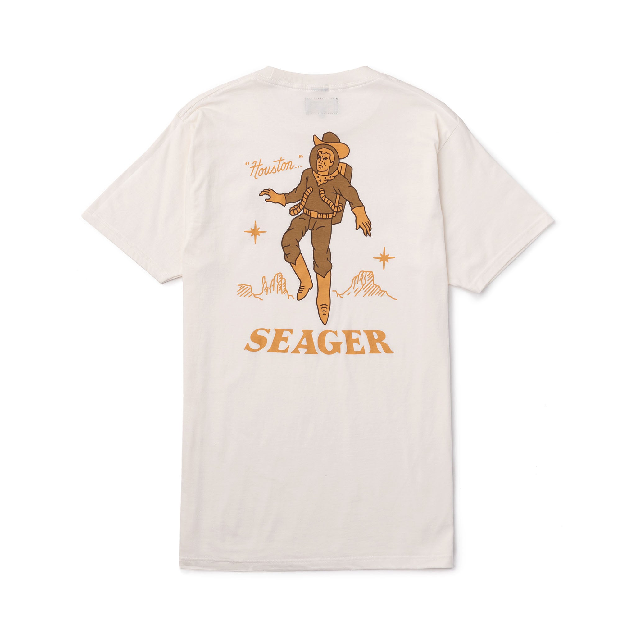 Space Cowboy Tee Vintage White Seager Co