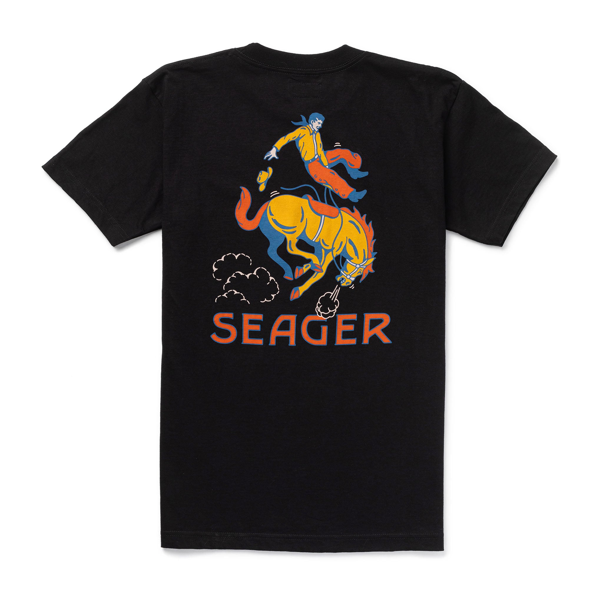 Seager Rodeo Heavyweight Tee Black