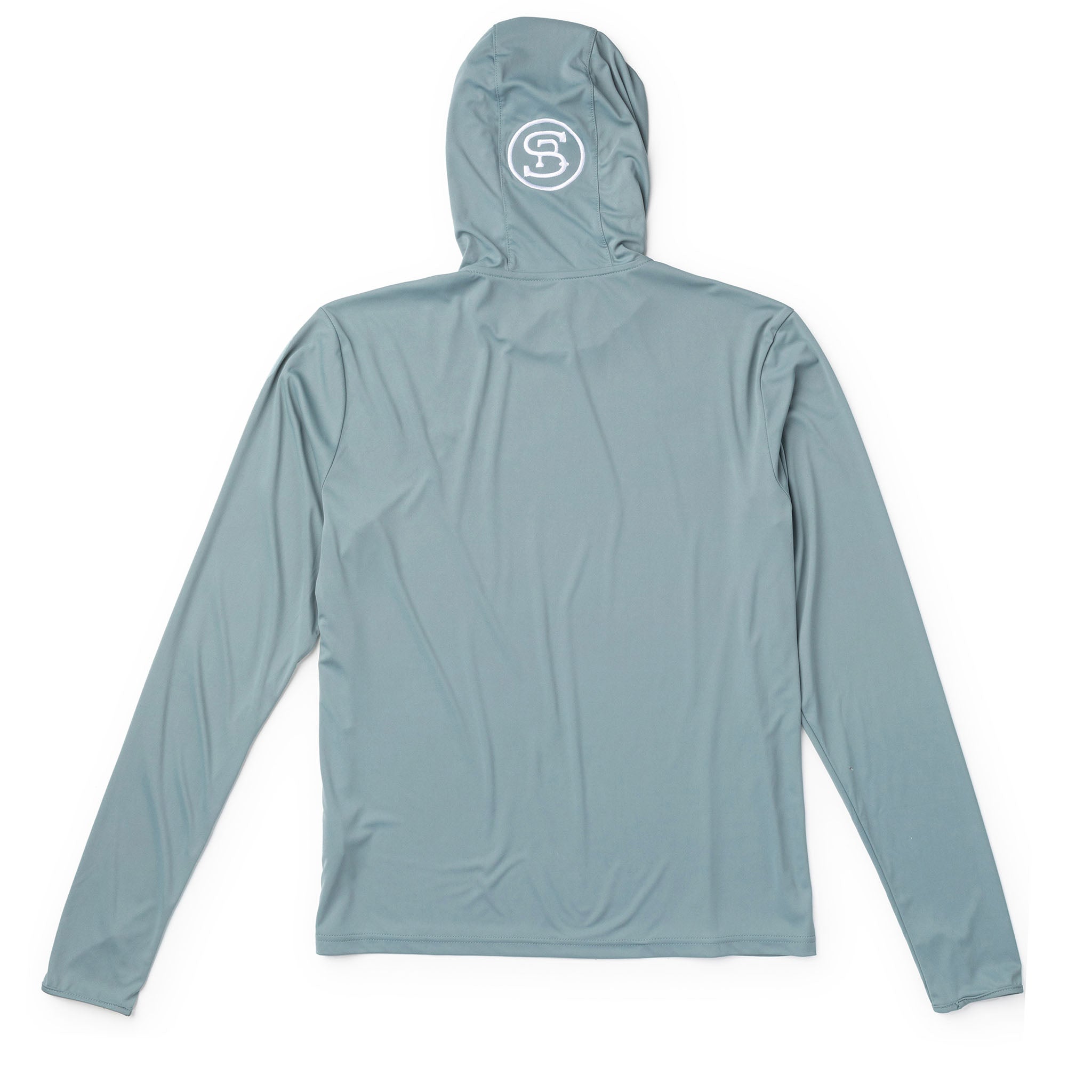 Seager Men's LS Shirts | Escala Sunshirt Slate Blue XL - Polyester