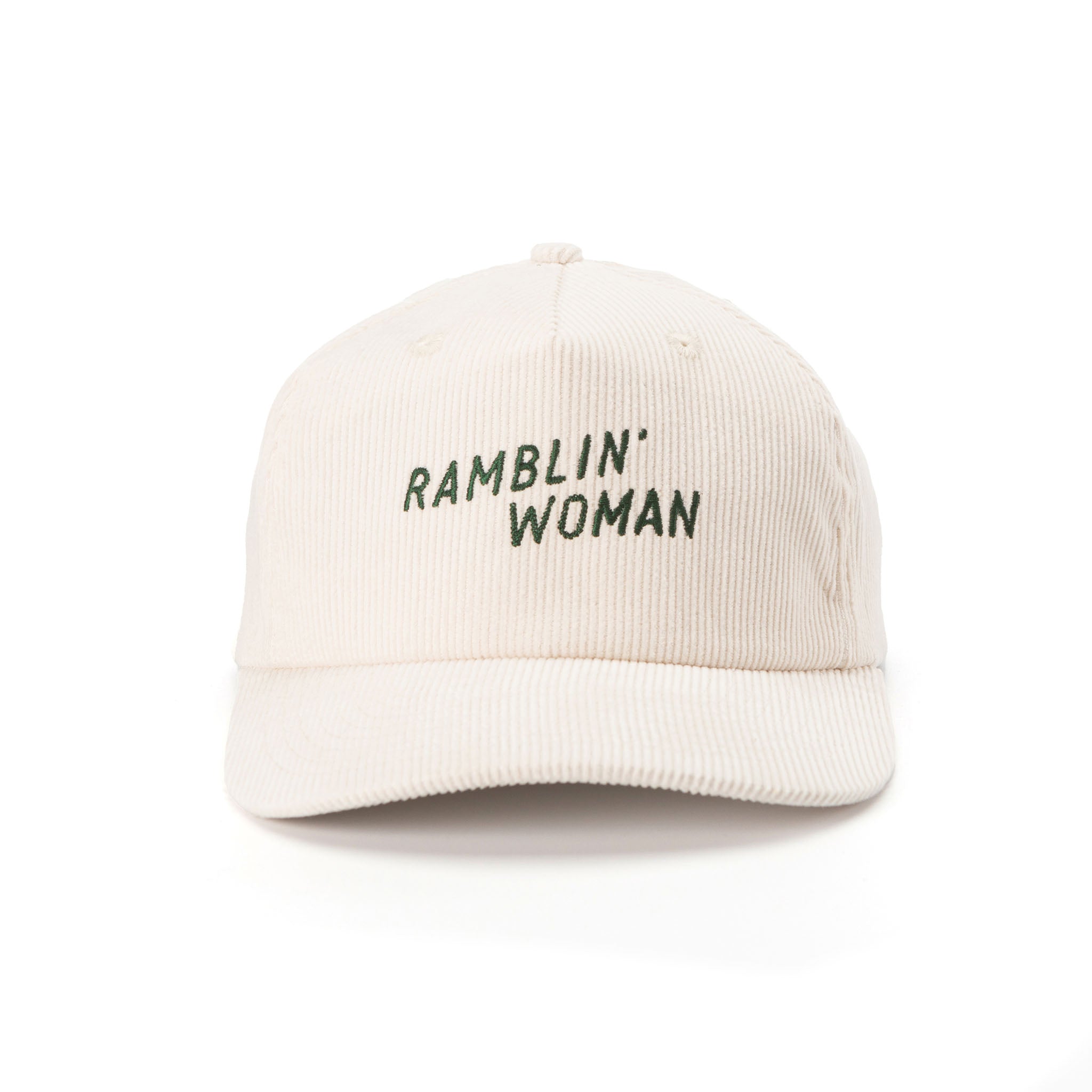 Ramblin' Woman Corduroy Snapback Cream