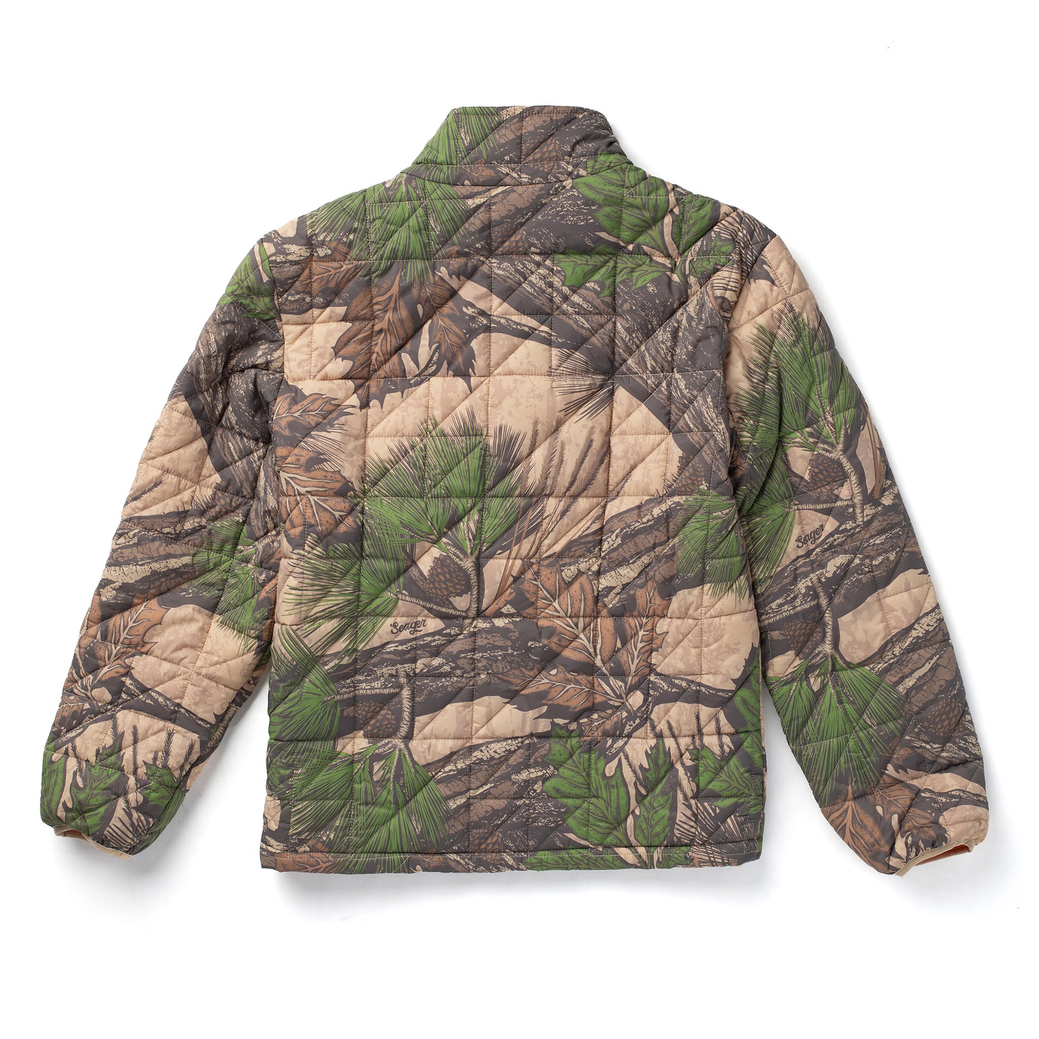 Ruff & Tuff Puff Jacket Mock Neck Seager Camo